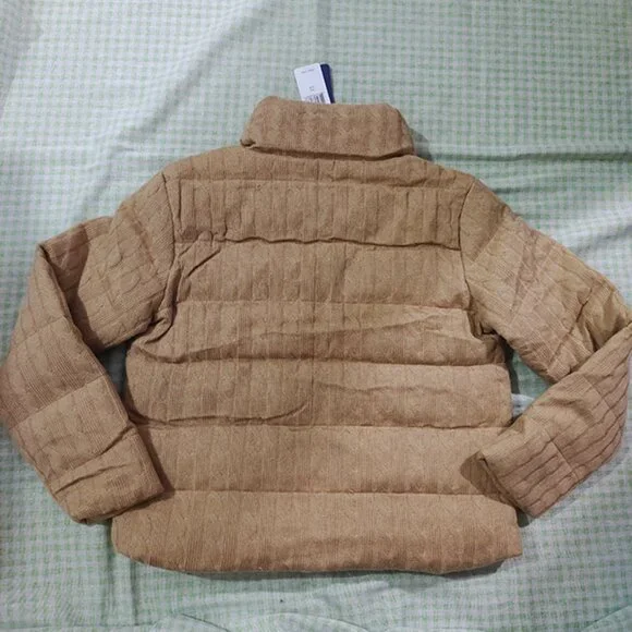 Polo Ralph Lauren Women's Cable-Quilted Wool-Cashmere Jacket - Picture 6 of 11